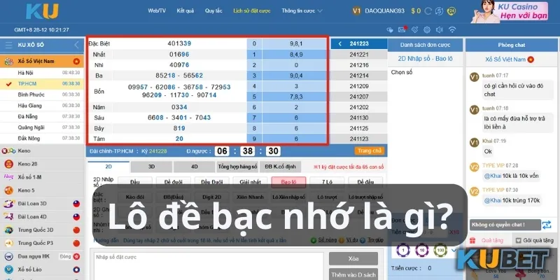 Khái niệm lô đề bạc nhớ Kubet và cách áp dụng 